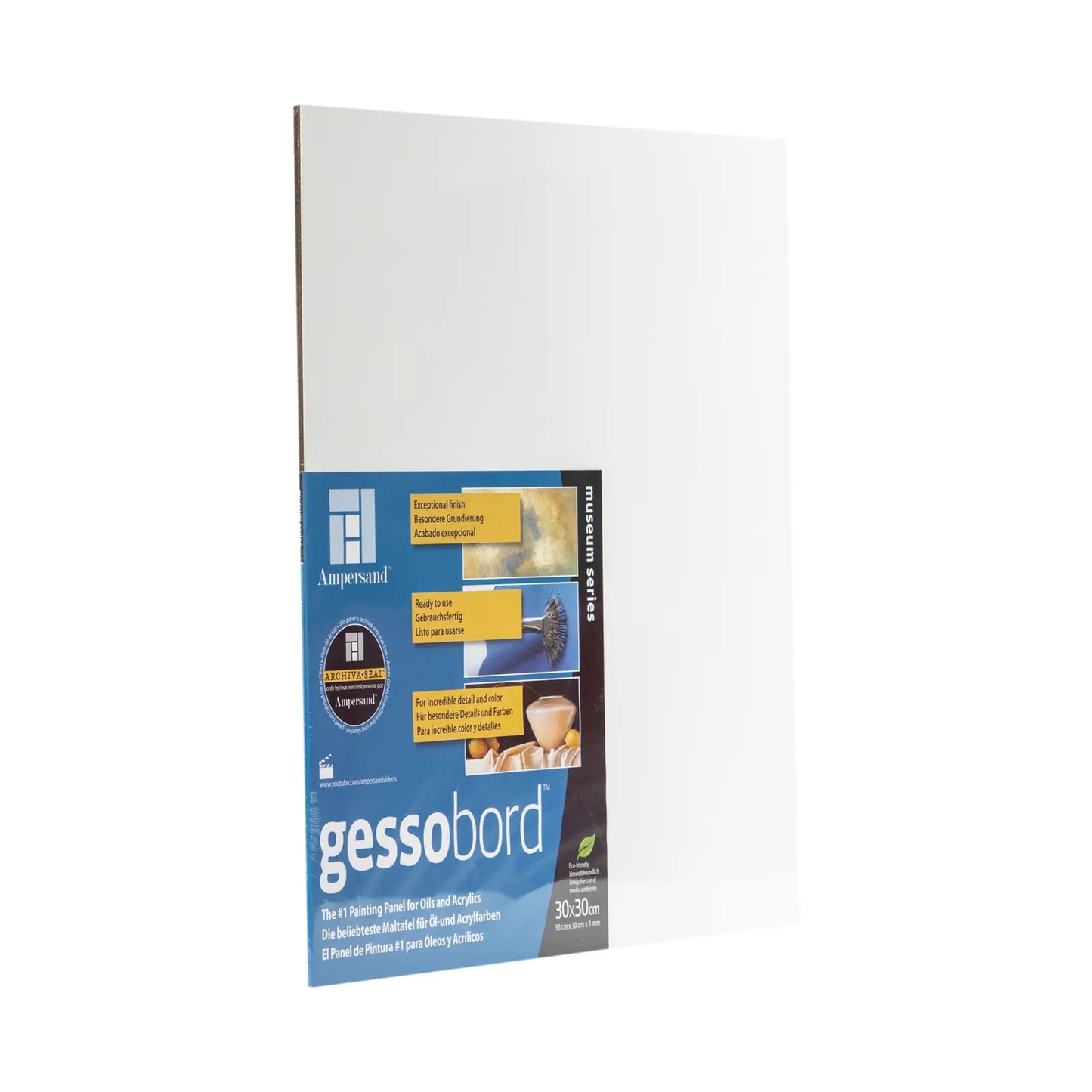 Ampersand - Panel de madera con gesso 3mm Ampersand