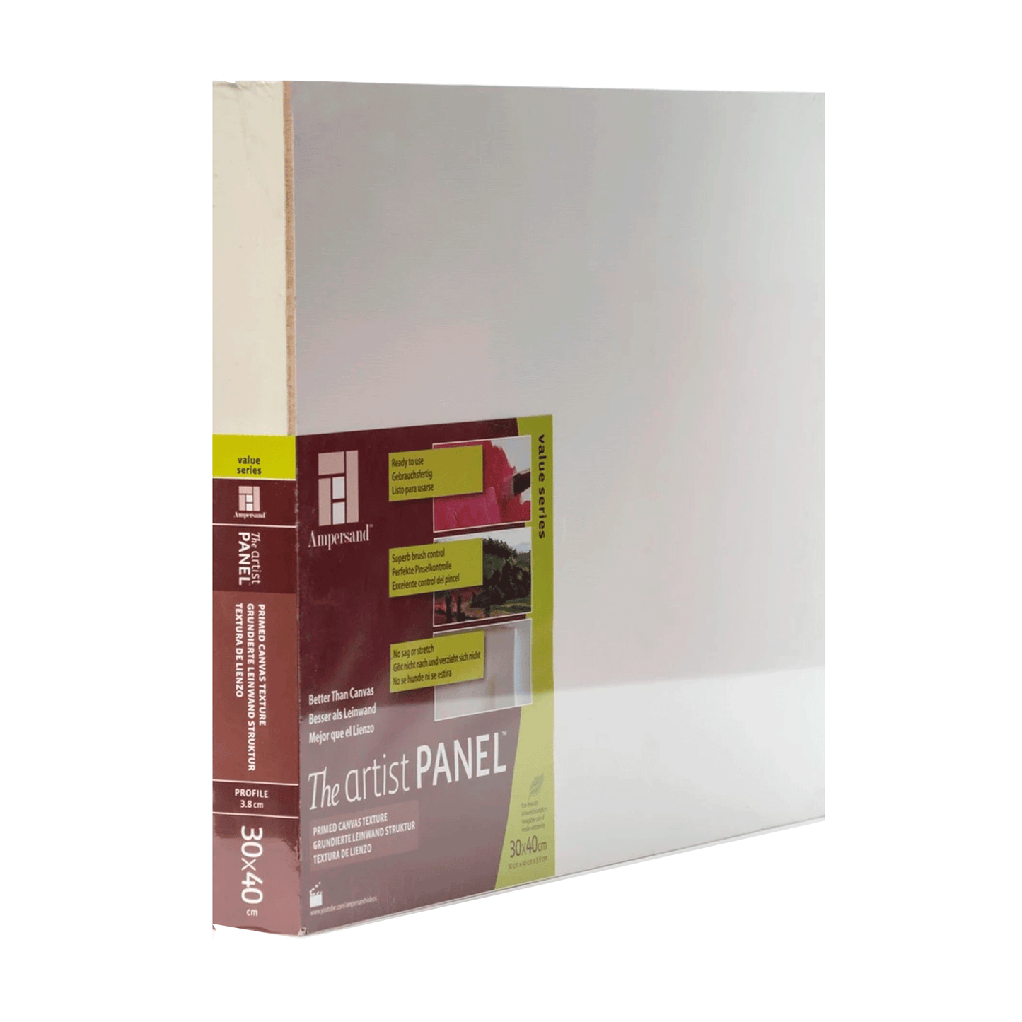 Ampersand - Panel artist con textura de lienzo 3.8 cm