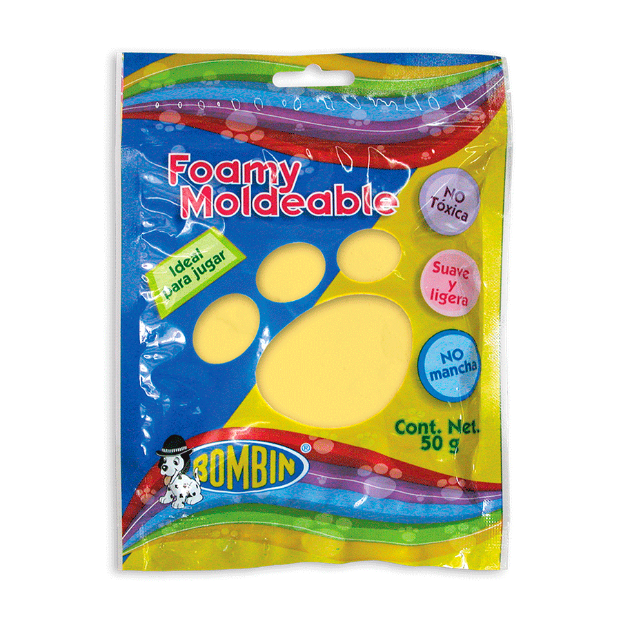 Foamy Moldeable 50g Bombin Color A Elegir - MarchanteMX