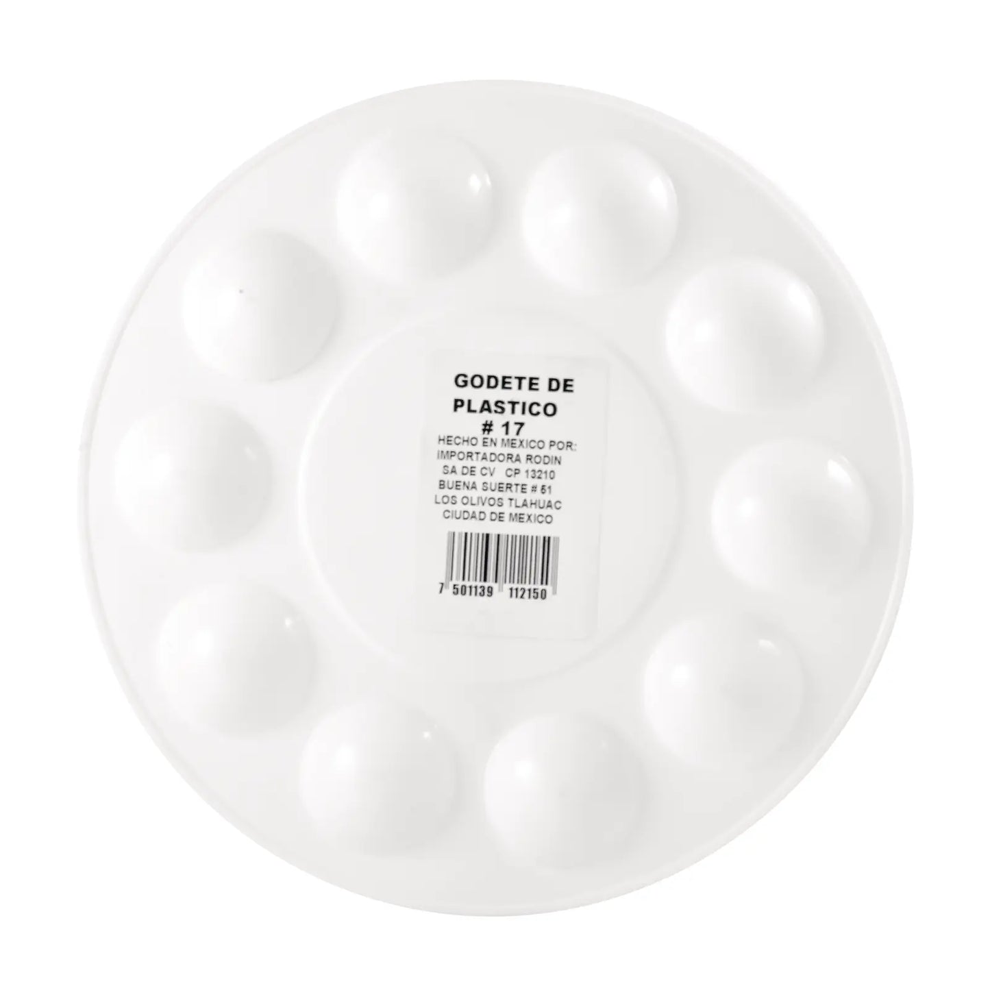 ATL - Godete de plástico circular rígido con 10 cavidades ATL