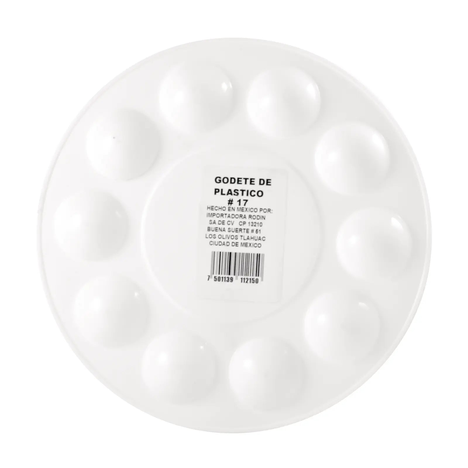 ATL - Godete de plástico circular rígido con 10 cavidades ATL