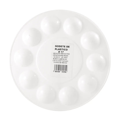 ATL - Godete de plástico circular rígido con 10 cavidades ATL