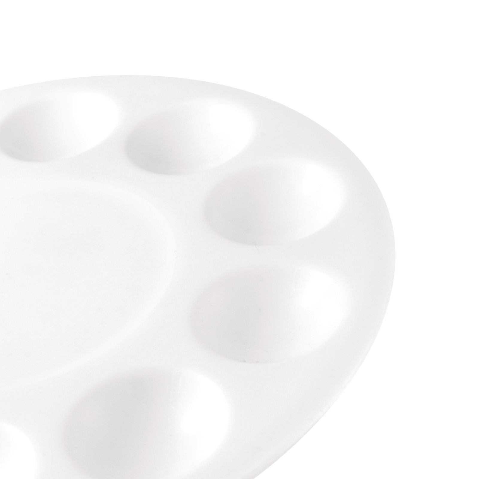 ATL - Godete de plástico circular rígido con 10 cavidades
