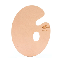 ATL - Paleta de madera ovalada