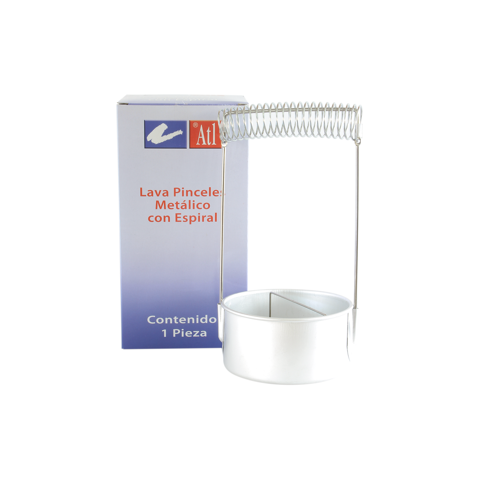 ATL - Bandeja lava pinceles metálica ATL