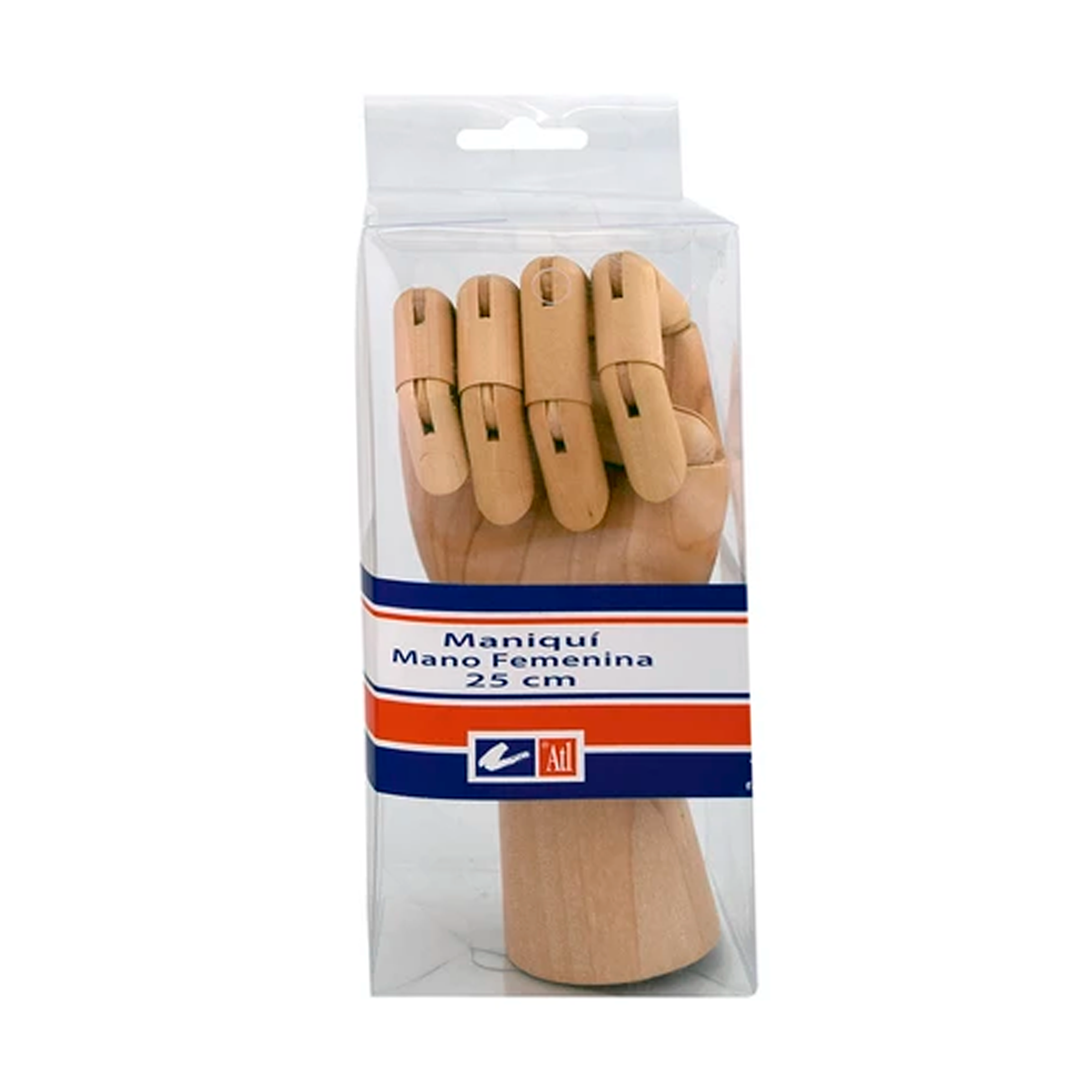 ATL - Maniquí de madera articulado mano femenina