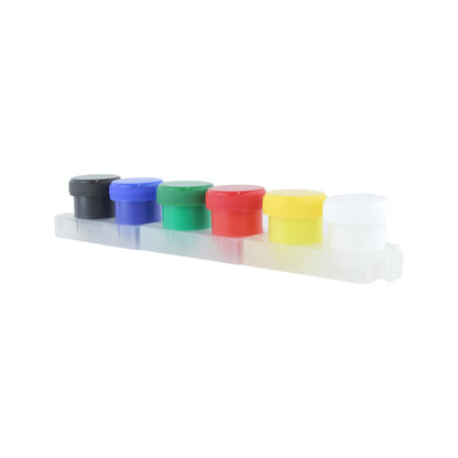 POLITEC - Pintura acrílica multienvase con 6 colores - Politec