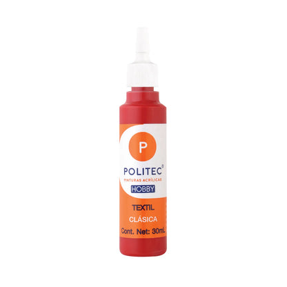 POLITEC - Pintura textil clásica línea hobby ocre no 633 | #cb7e27 | mate | ? | mate / 30 ml - URREA - detalle