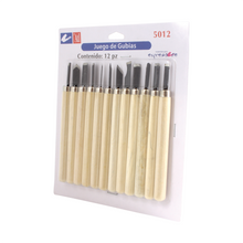 ATL - Juego con 12  de gubias  N¬∞ 5012