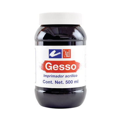ATL -  Gesso color negro 500 ml - Atl - vista lateral