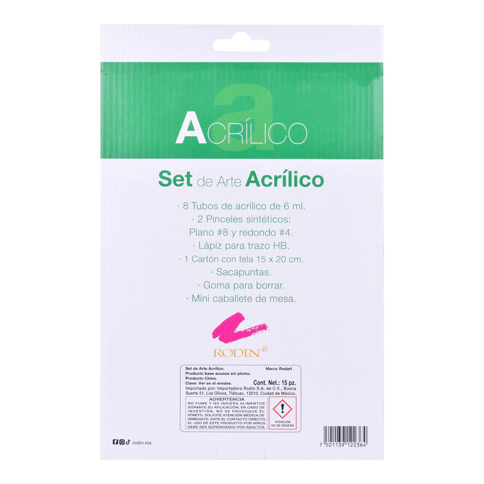 Rodart - Set de arte técnica acrílico