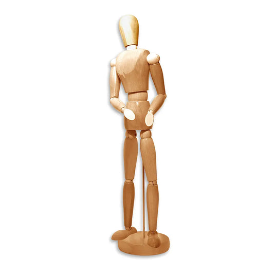 ATL - Maniquí masculino de madera articulado 20.3 cm ATL