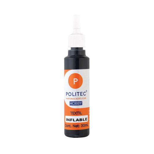 POLITEC - Pintura textil inflable Línea Hobby rojo no 408 | #be1440 | mate | ? | inflable / 30 ml - Politec - empaque