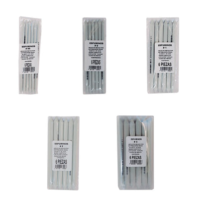 ATL - Esfumino bolsa con 6 piezas ATL