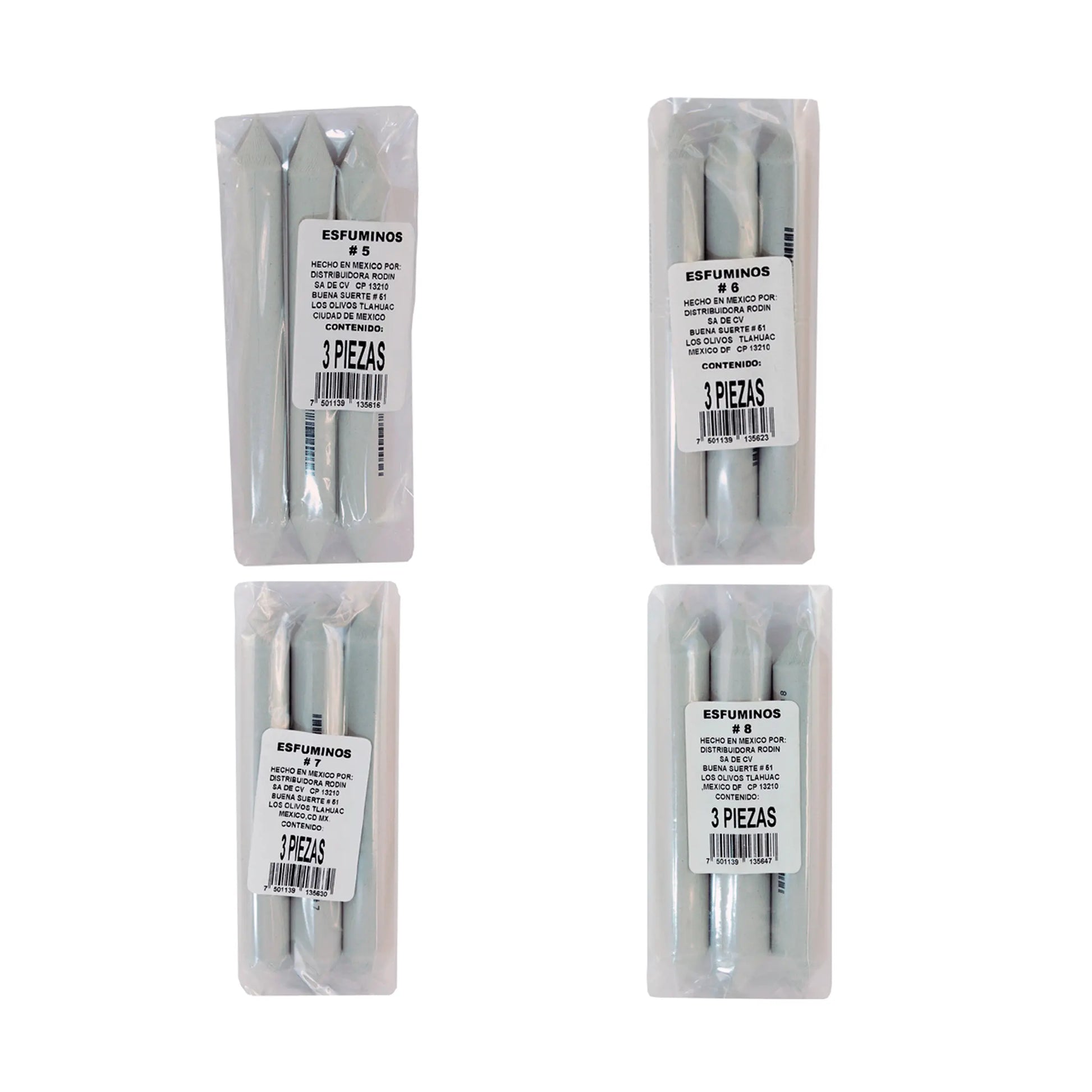 ATL - Esfumino bolsa con 3 piezas ATL