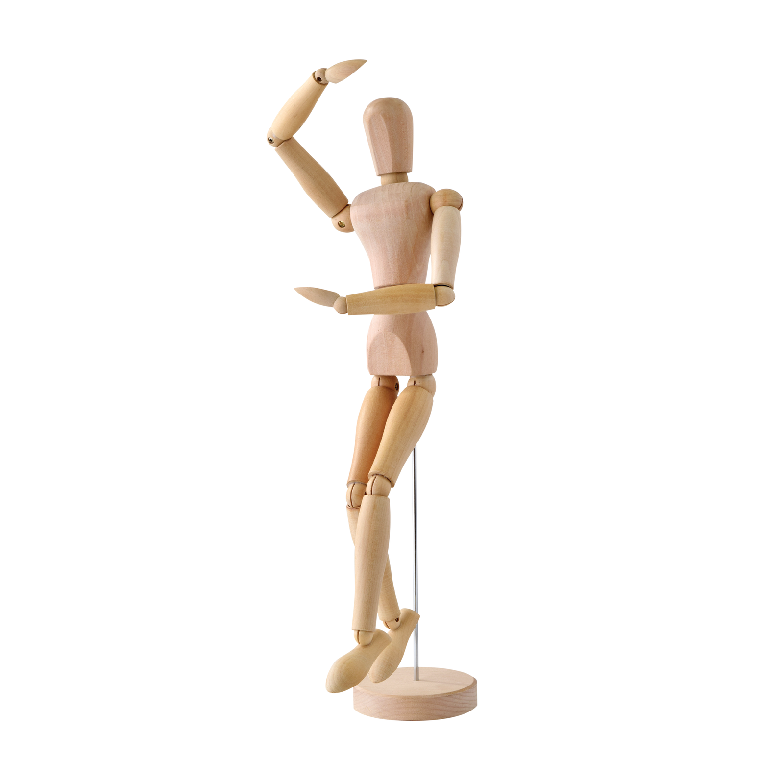 ATL - Maniquí de madera articulado femenino 40.5 cm