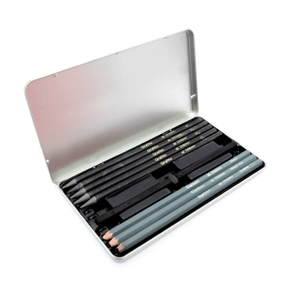 ATL - Estuche metálico para dibujo 10 piezas ATL