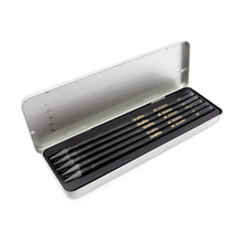 ATL - Estuche metálico con 5 lápices graduados sin madera