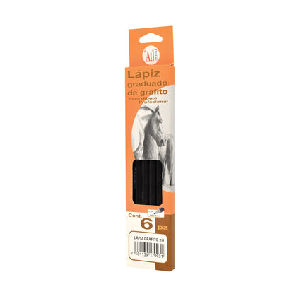 ATL - Lápices de grafito sin madera ATL