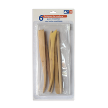 ATL - Juego con 6 estiques de madera para moldear