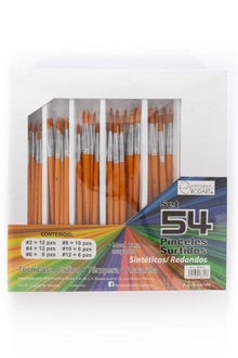 RODART - Juego de 54 pinceles amb