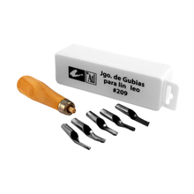 ATL - Estuche de gubias para linóleo N¬∞ 209