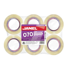 Cinta de empaque Janel 48x150 paquete con 6 piezas - MarchanteMX