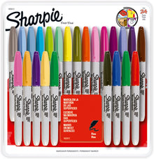 Marcador permanente Sharpie colores surtidos 24 piezas 1805612 - MarchanteMX