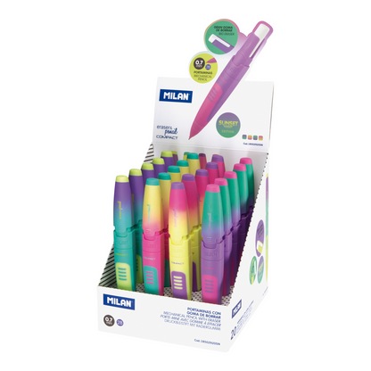 Milan - Caja Exhibidor Con 20 Porta Mina 2B Compact Serie  Sunset - Marchante MX