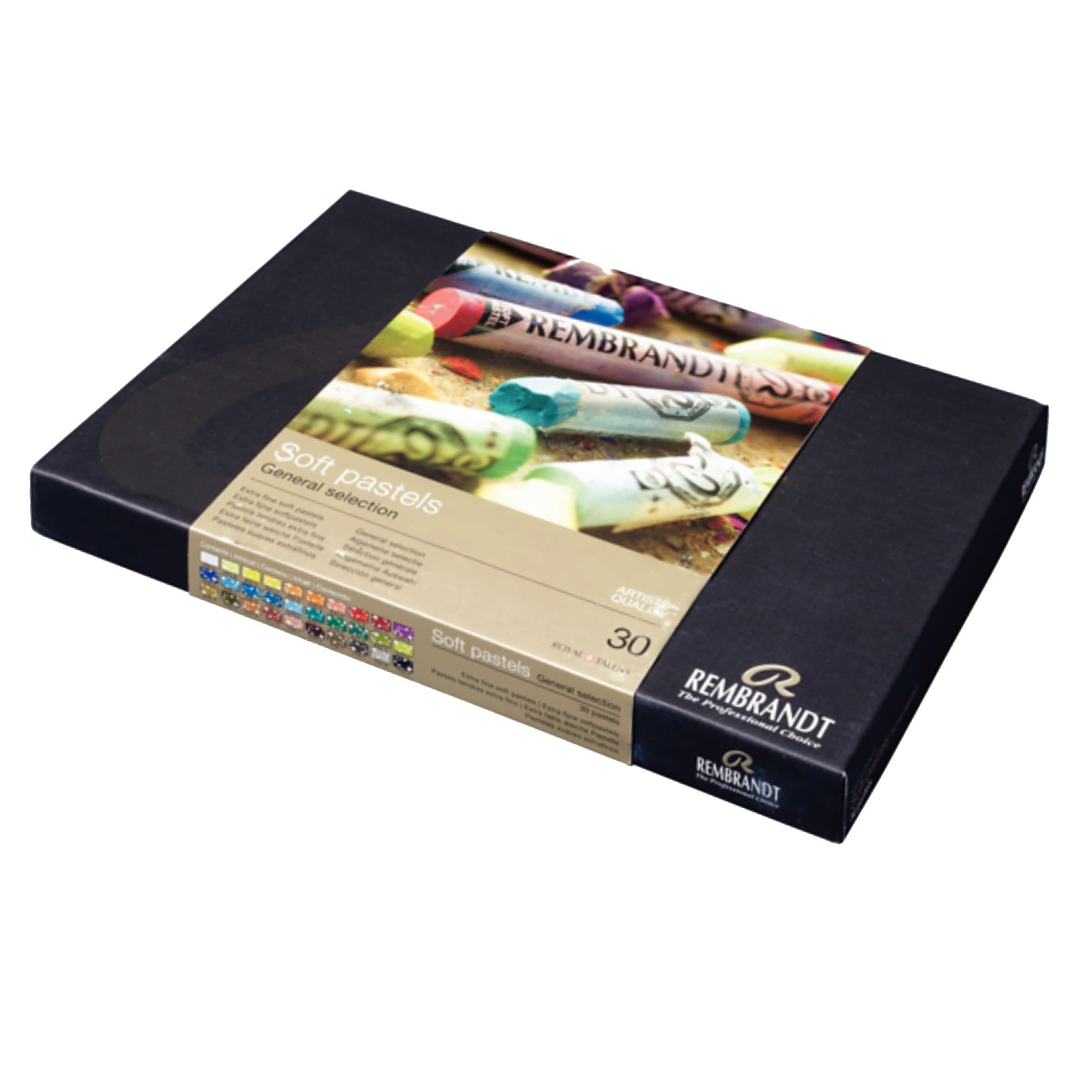 Rembrandt -Set básico pasteles enteros 30 colores -  300c30