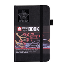 Sakura - Sketch book negro retrato vertical