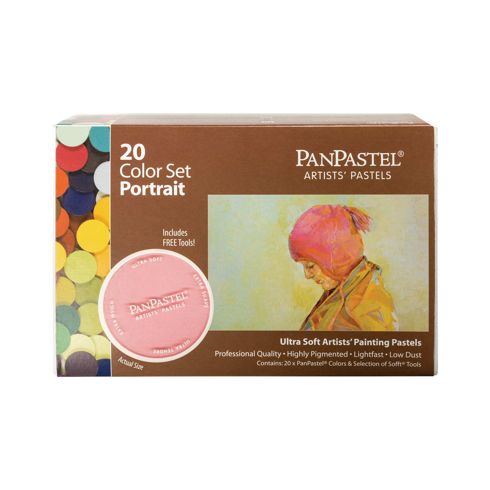 PANPASTEL - Set retrato con 20 colores #30203