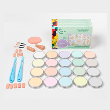PANPASTEL - SET CON 20 PIEZAS DE PANPASTEL TONOS CLAROS+ACCESORIOS #30204