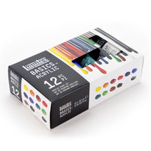 Set de acrílicos basics con 12 tubos de 22 ml cada uno