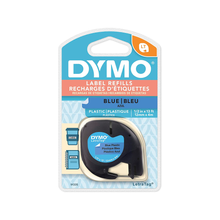 Cinta Plástica Azul para Rotulador LetraTag, 1 cinta. - MarchanteMX