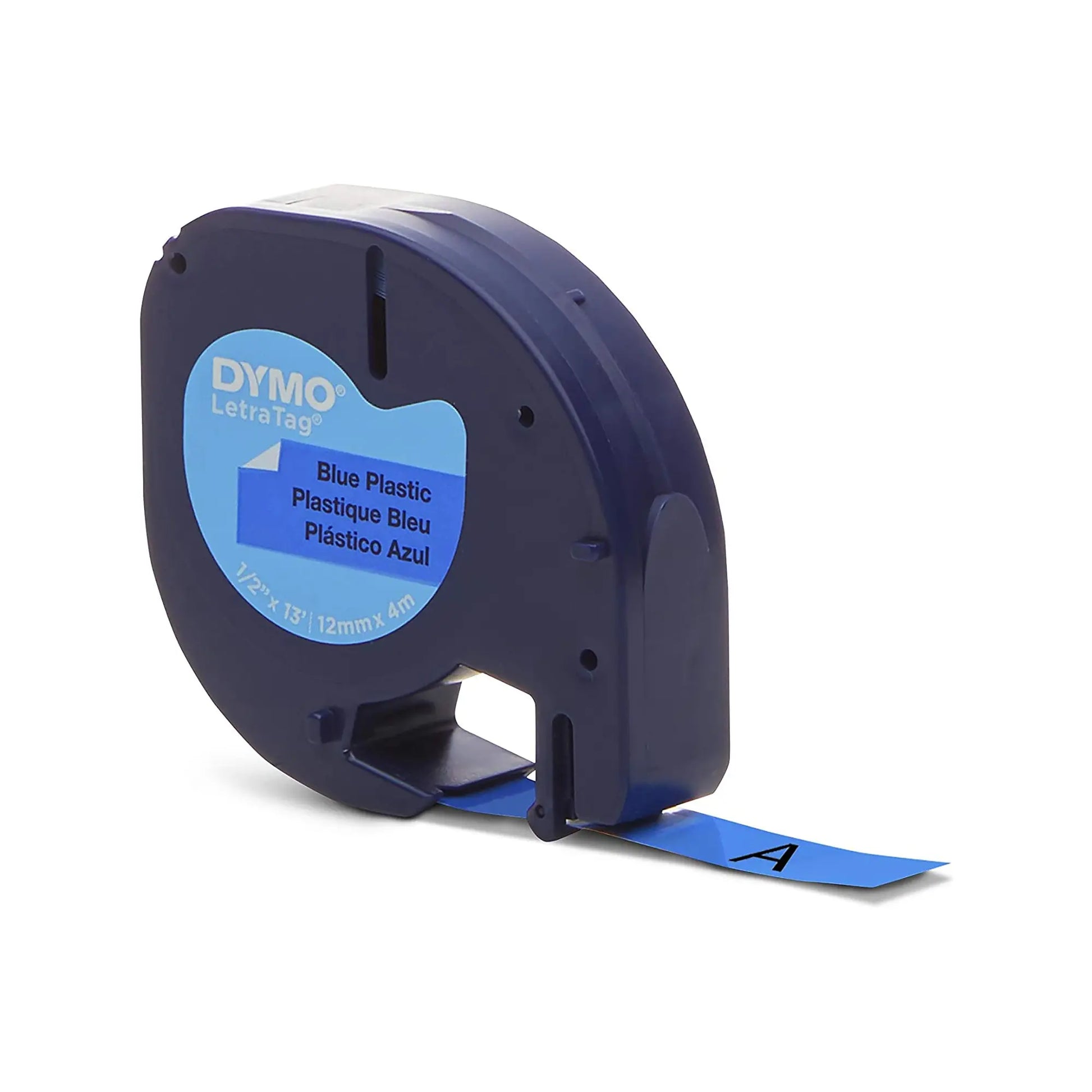 Cinta Plástica Azul para Rotulador LetraTag, 1 cinta. - MarchanteMX