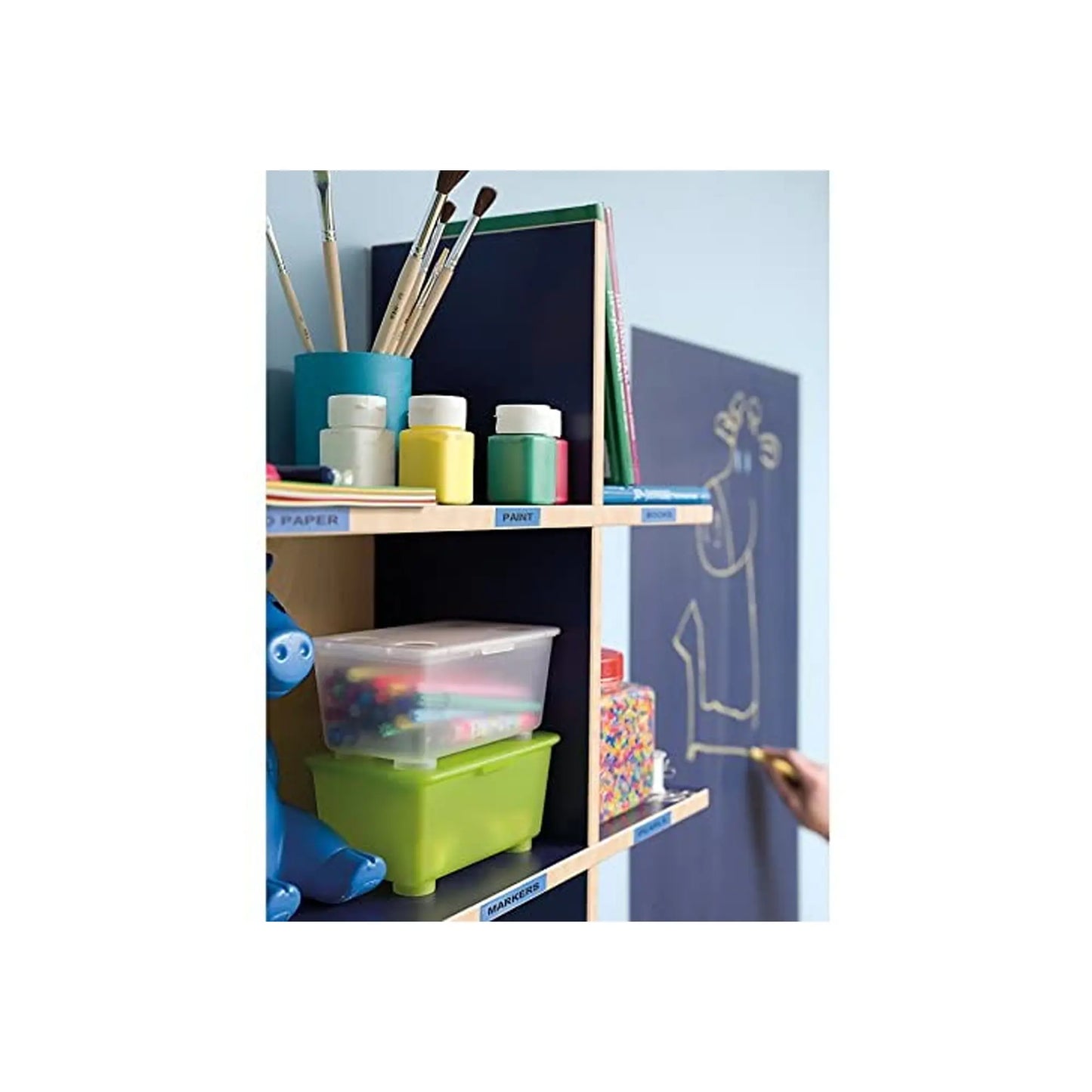 Cinta Plástica Azul para Rotulador LetraTag, 1 cinta. - MarchanteMX