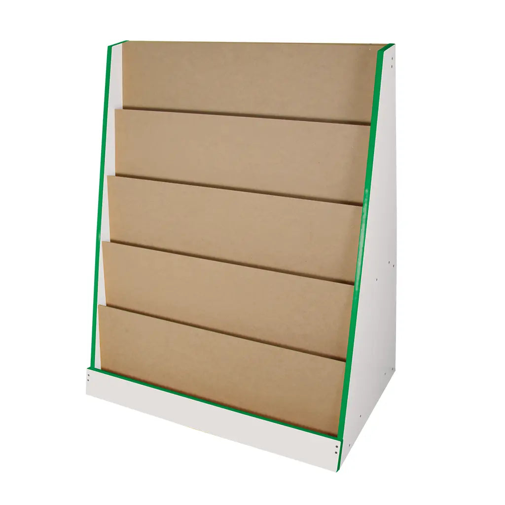 STAND PARA LIBROS GRANDE BLANCO FILO VERDE - Diako