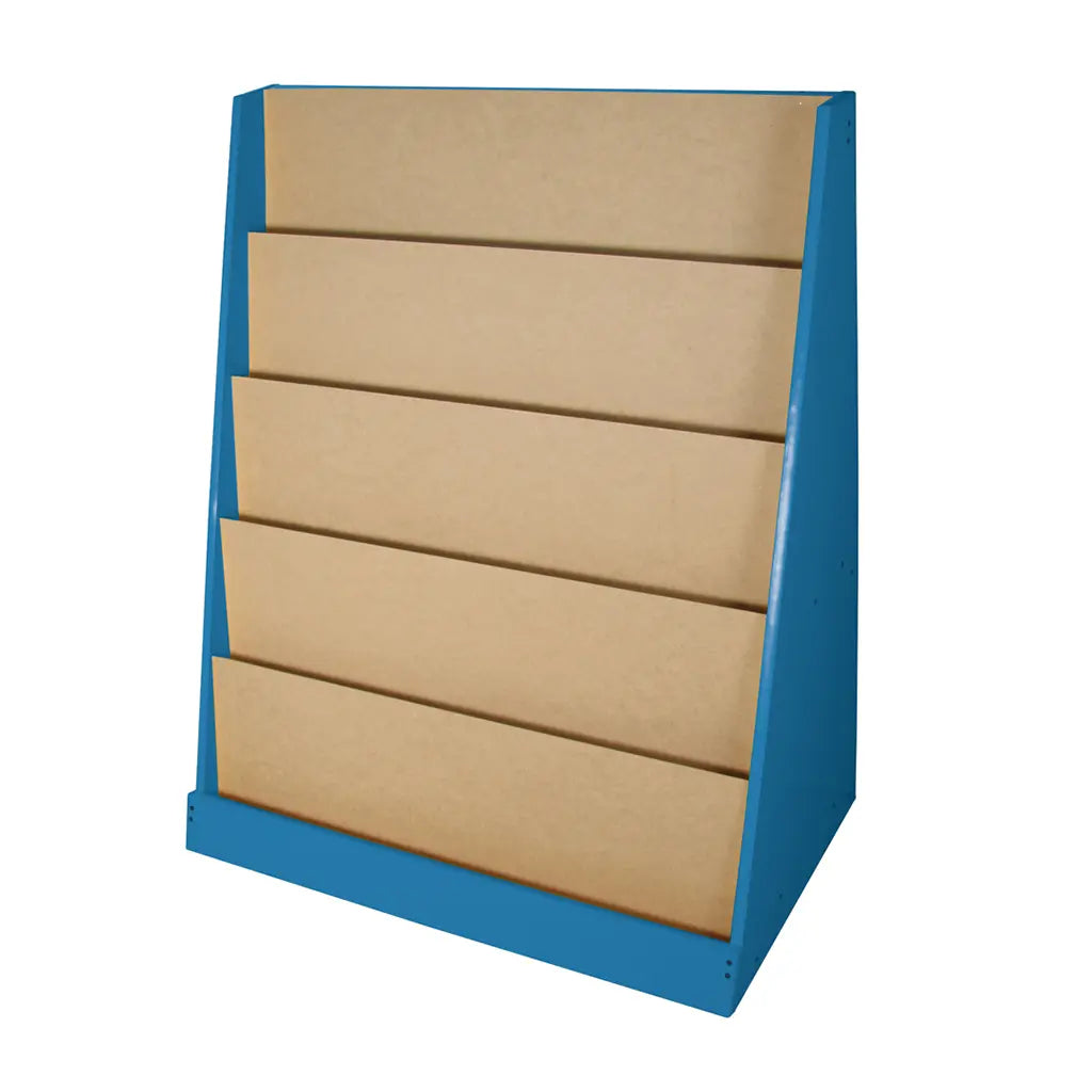 STAND PARA LIBROS GRANDE BLANCO FILO AMARILLO - Diako