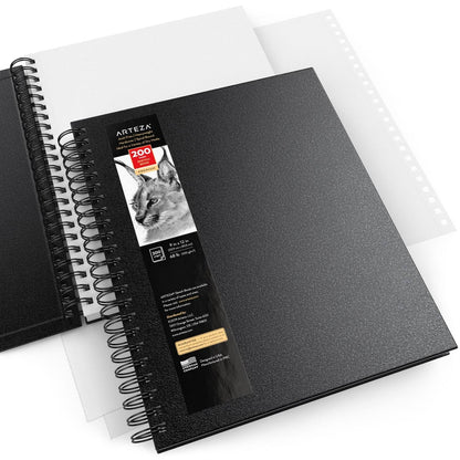 Set de 2 Sketchbook Cuaderno Dibujo Pasta Dura 23x30 Arteza