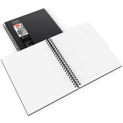 Set de 2 Sketchbook Cuaderno Dibujo Pasta Dura 23x30 Arteza