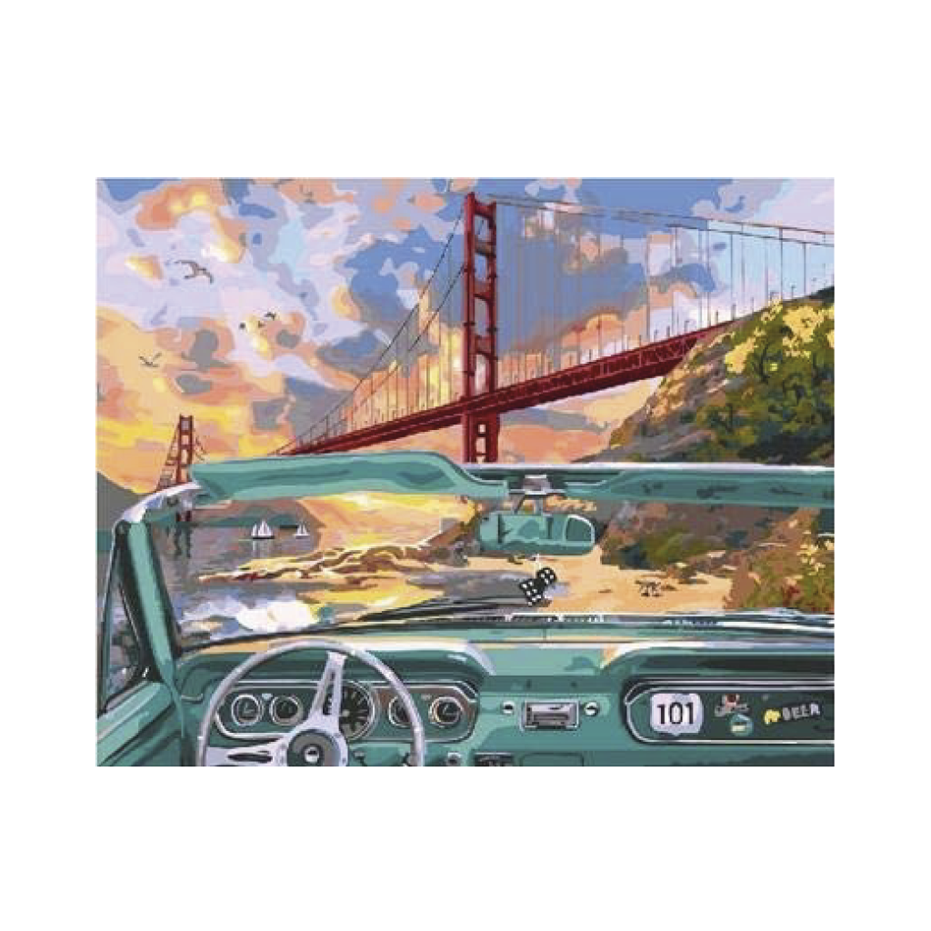 ARTE DIAMANTE RECUERDOS GOLDEN GATE 40X50