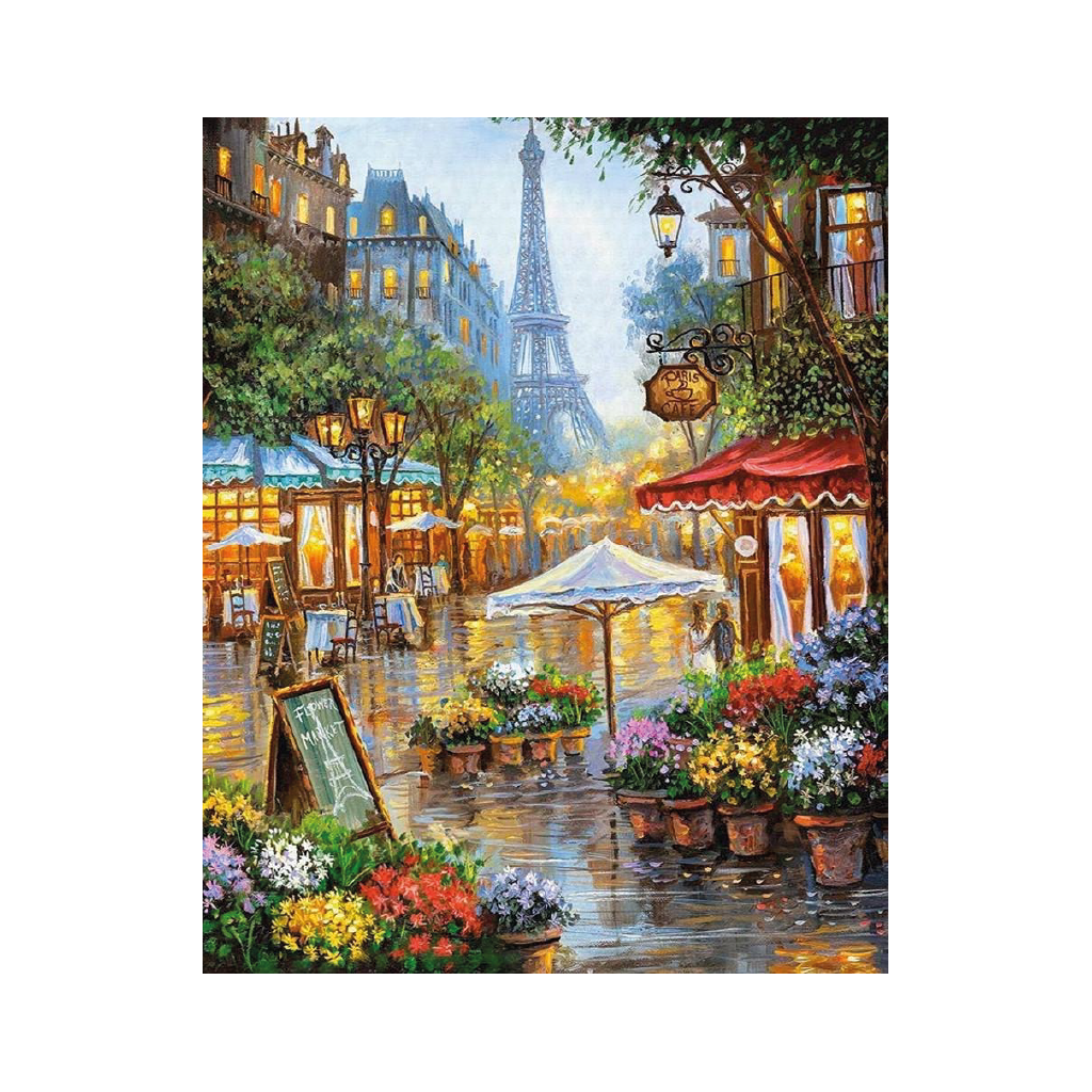 ARTE DIAMANTE CALLES DE PARÍS 40X50