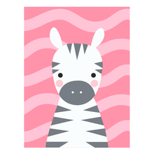 PINTA POR NÚMERO 30 x 40 BABY CEBRA