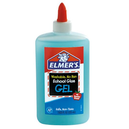 Pegamento líquido Elmers Gel Glue azul transparente 225 ML E363LALMR - MarchanteMX