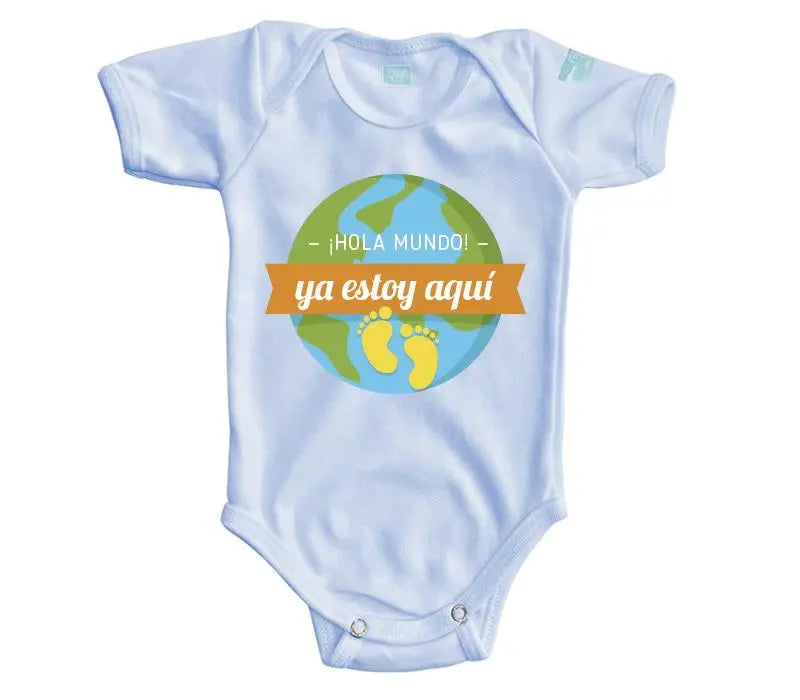 Body Bebé Hola Mundo - MarchanteMX