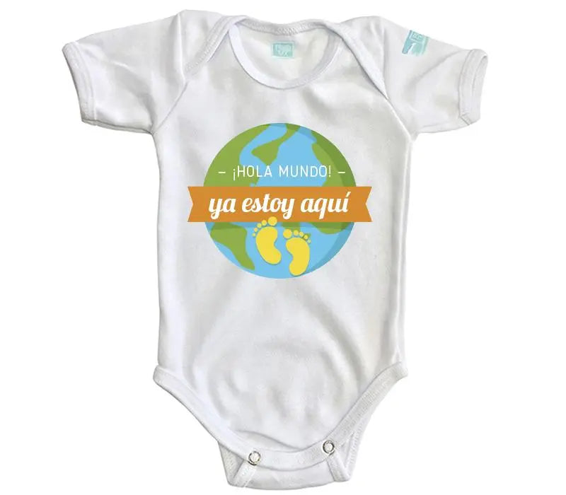 Body Bebé Hola Mundo - MarchanteMX