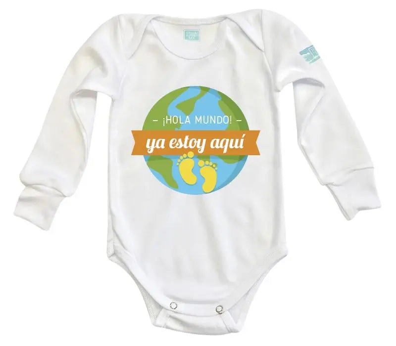 Body Bebé Hola Mundo - MarchanteMX