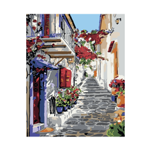 PINTA POR NÚMERO CALLEJON DE ATENAS 40X50