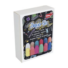 12 Aqua Gis Diako Ideal Acuarela Gises de Colores